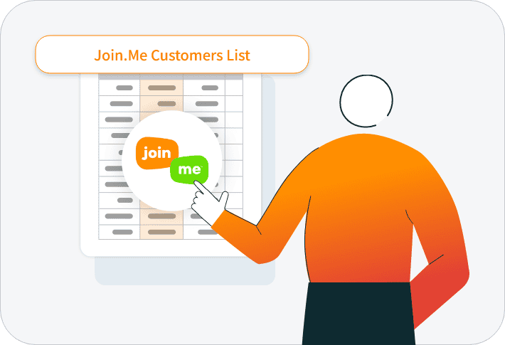 Definition of Join.Me Customers List