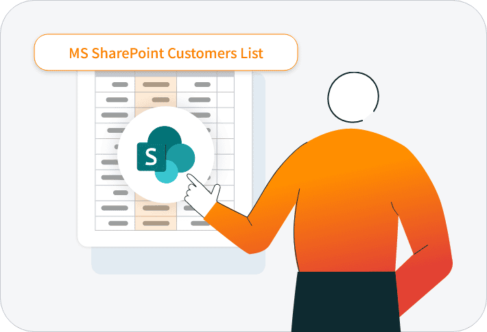 Definition of MS SharePoint Customers List
