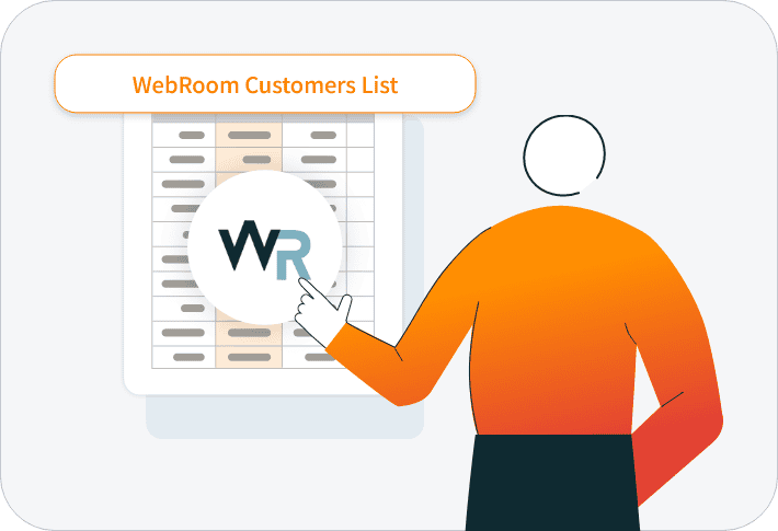 Definition of WebRoom Customers List