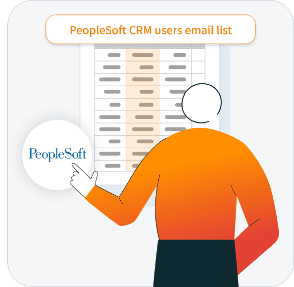 Definition of PeopleSoft CRM Users Email List